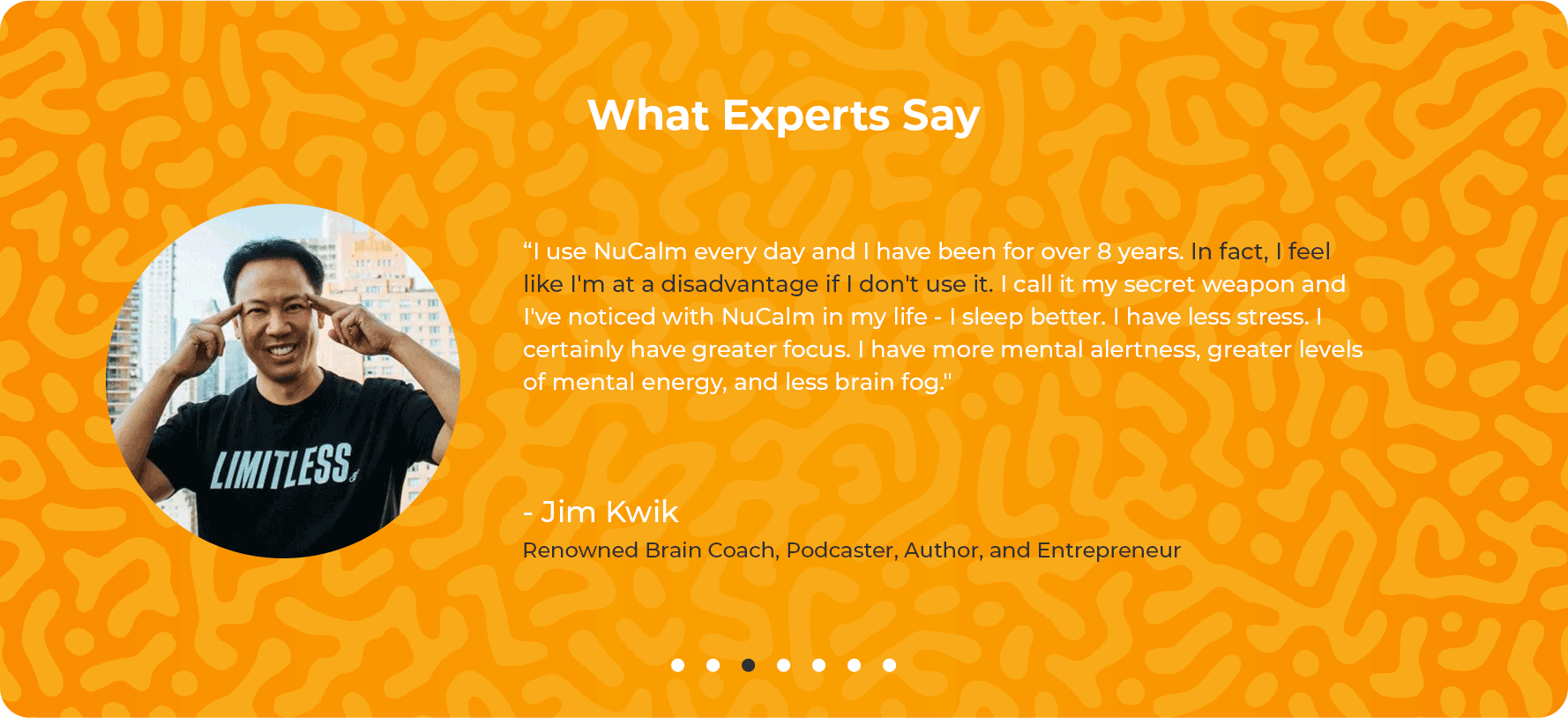 What Experts Say banner 3
